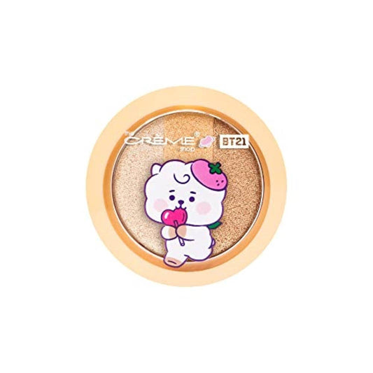 CRÉME SHOP - BT21 Baby RJ Ultra-Pigmented Eyeshadow Trio - Golden Lolly
