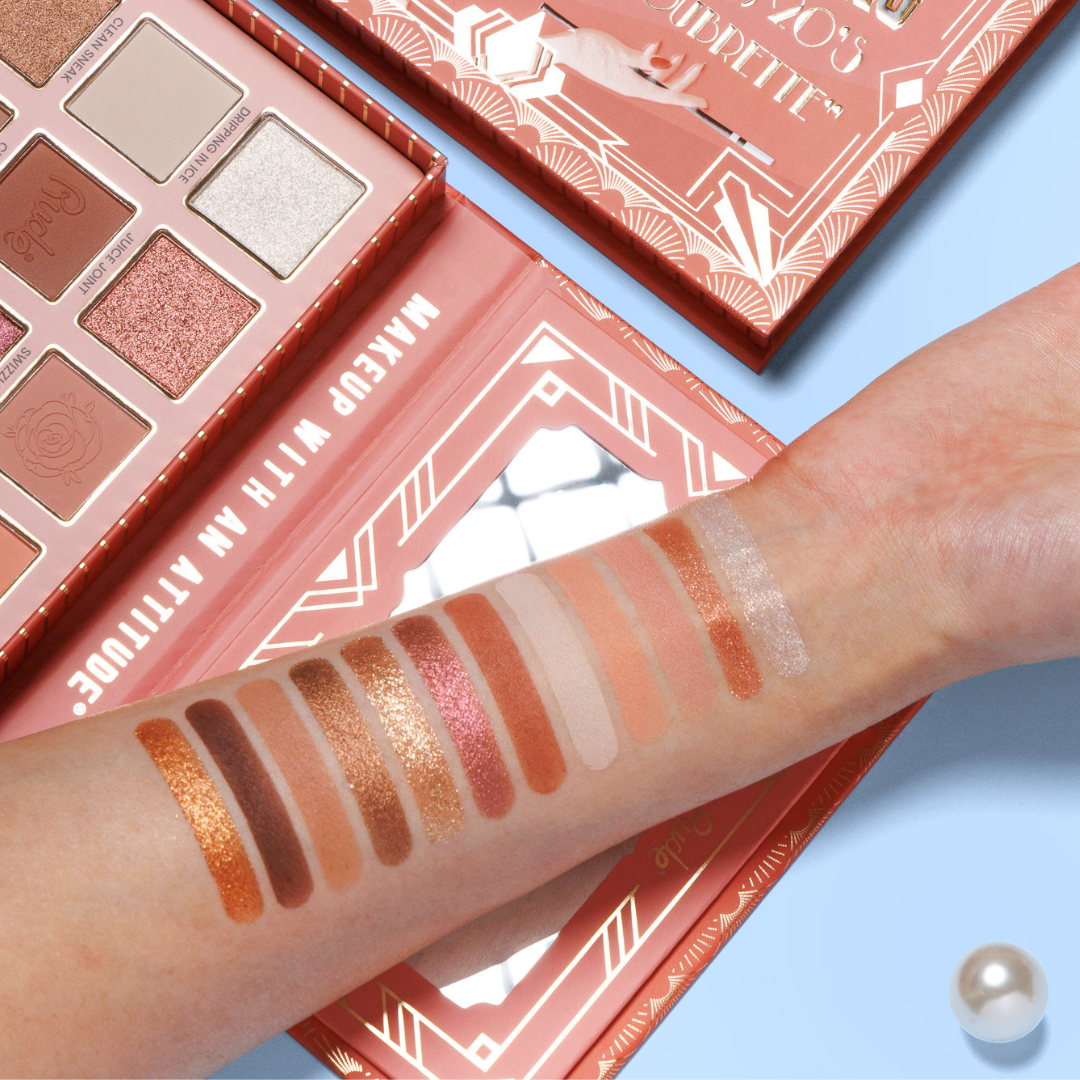 RUDE - The Roaring 20's 12 Color Eyeshadow Palette - Soubrette