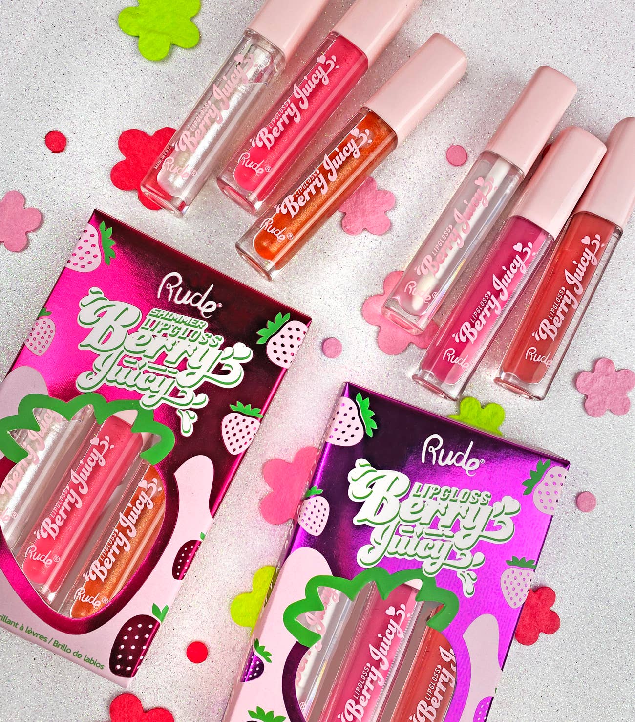 RUDE - Berry Juicy Lip Gloss Set - Shimmer