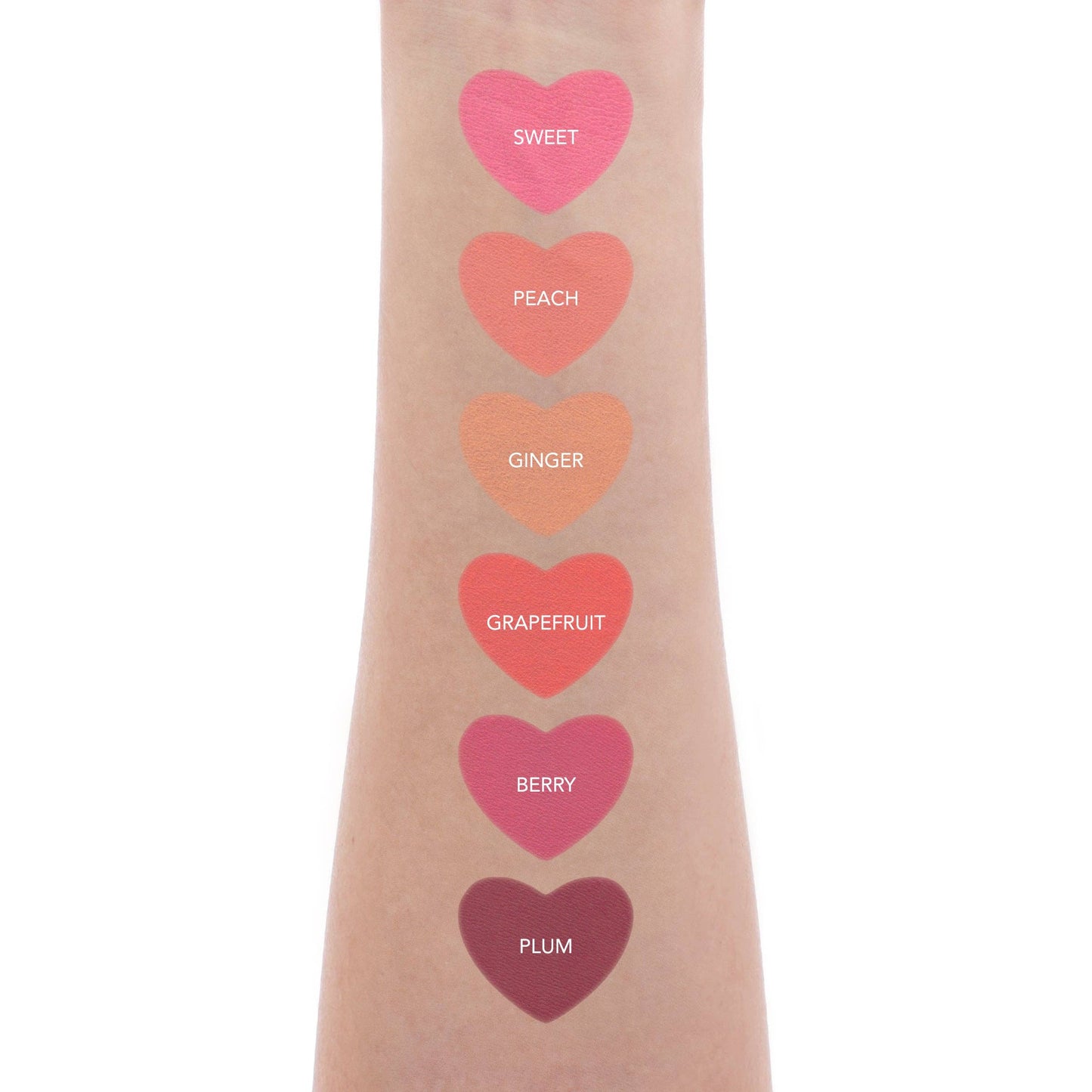 AMORUS - Sweet Blush Set | Sweet Blush Heart Shaped Stick Blush