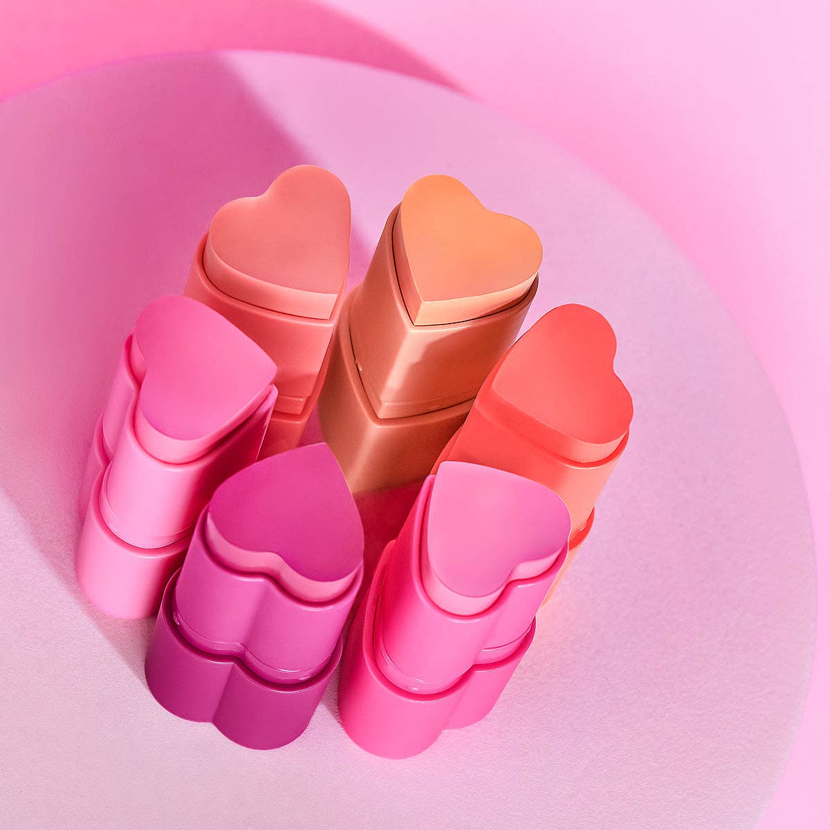AMORUS - Sweet Blush Set | Sweet Blush Heart Shaped Stick Blush