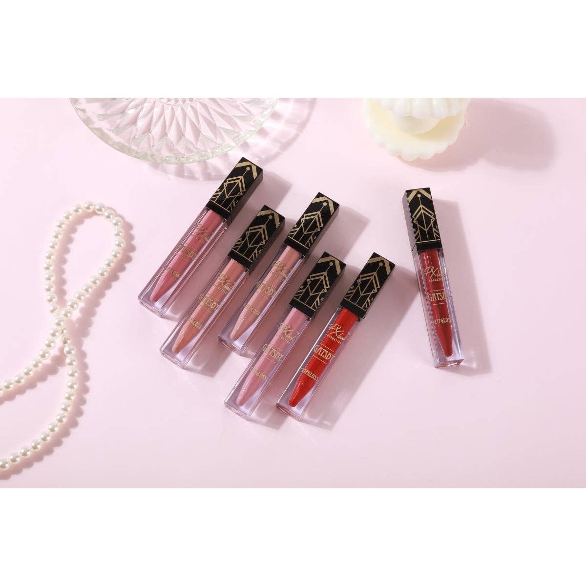 PX LOOK by PROLUX - Gatsby Matte Lip gloss – 1920s Inspired Elegance Soft Shades