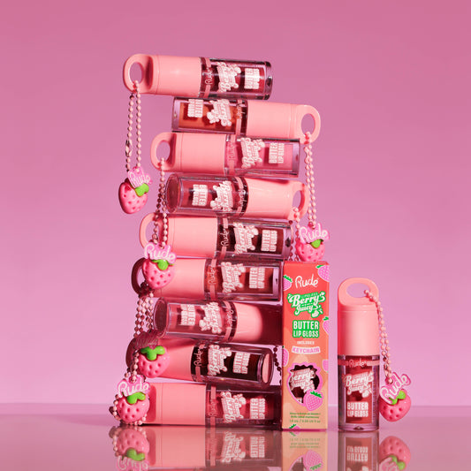 RUDE - Berry Juicy Butter Lip Gloss Keychain