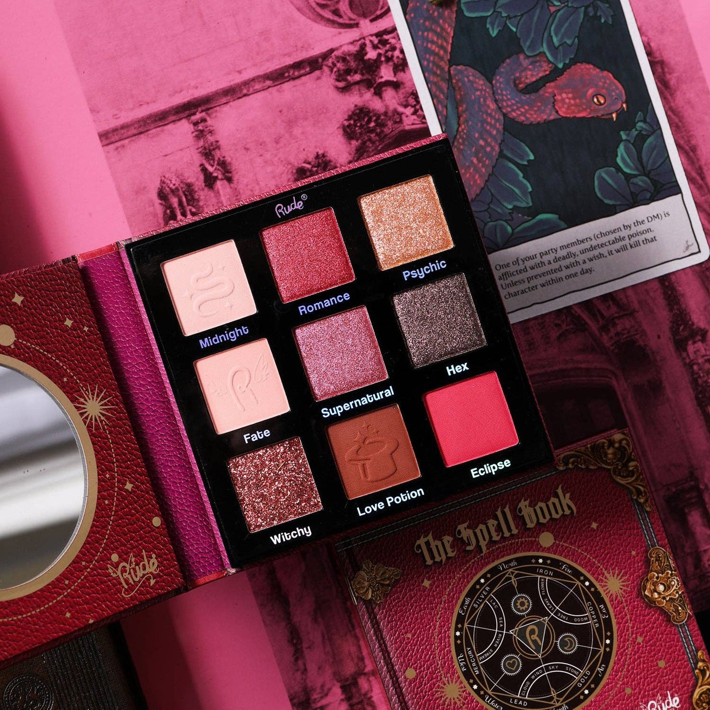 RUDE - The Spell Book Smooth and Blendable Eyeshadow Palette