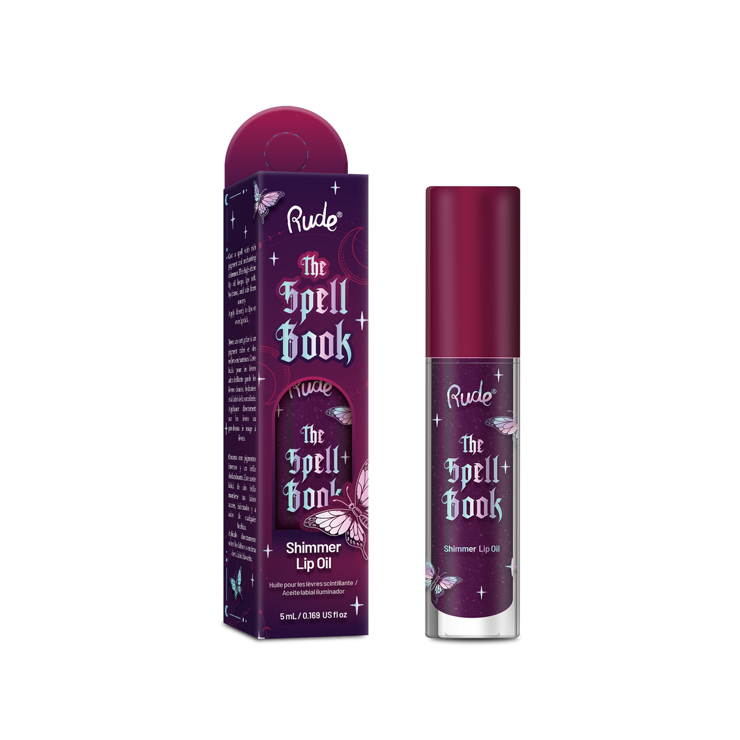 RUDE - The Spell Book Collection Shimmer Lip Oil