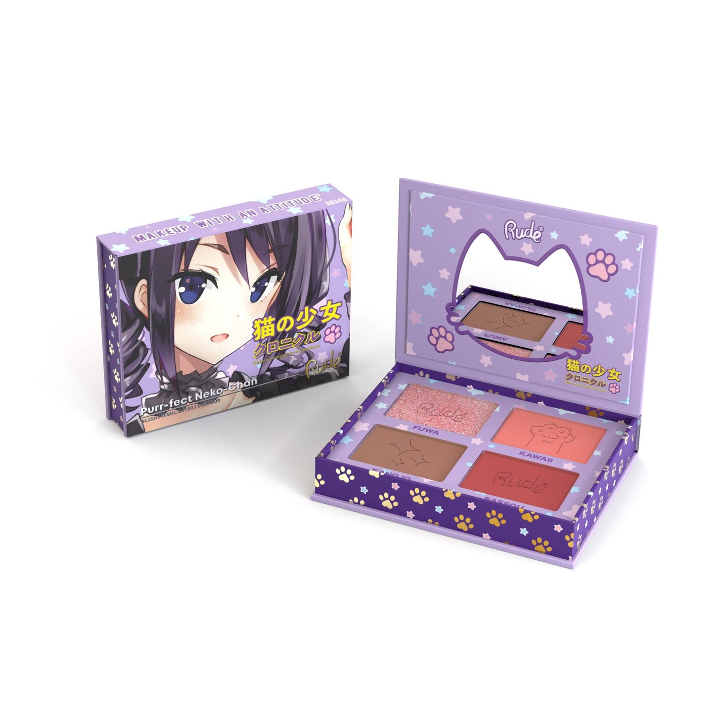 RUDE - Manga Face Palette - Purr-fect Neko-Chan