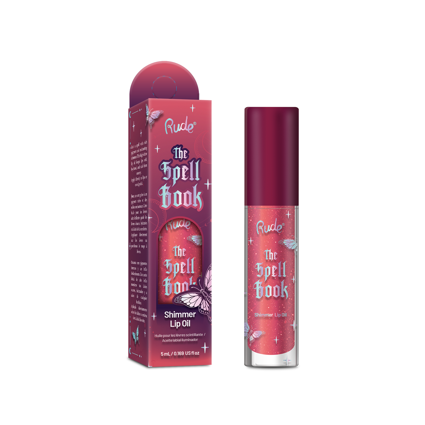 RUDE - The Spell Book Collection Shimmer Lip Oil