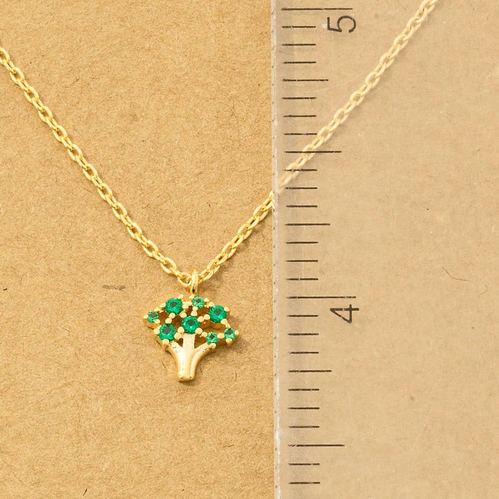 Mini Tree Pendant Necklace