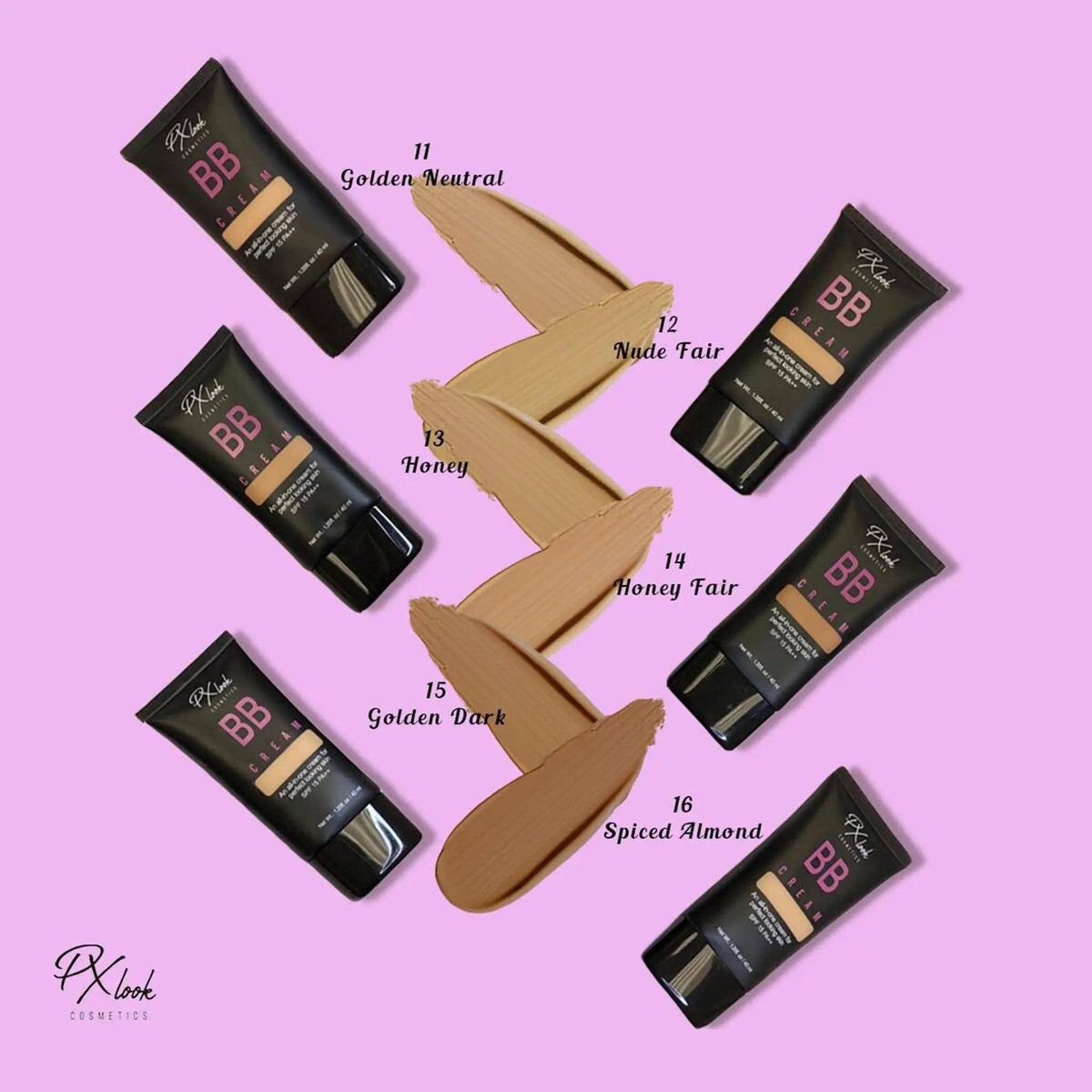 PX LOOK by Prolux - Shade- Inclusive Hydrating All-in-One BB Cream