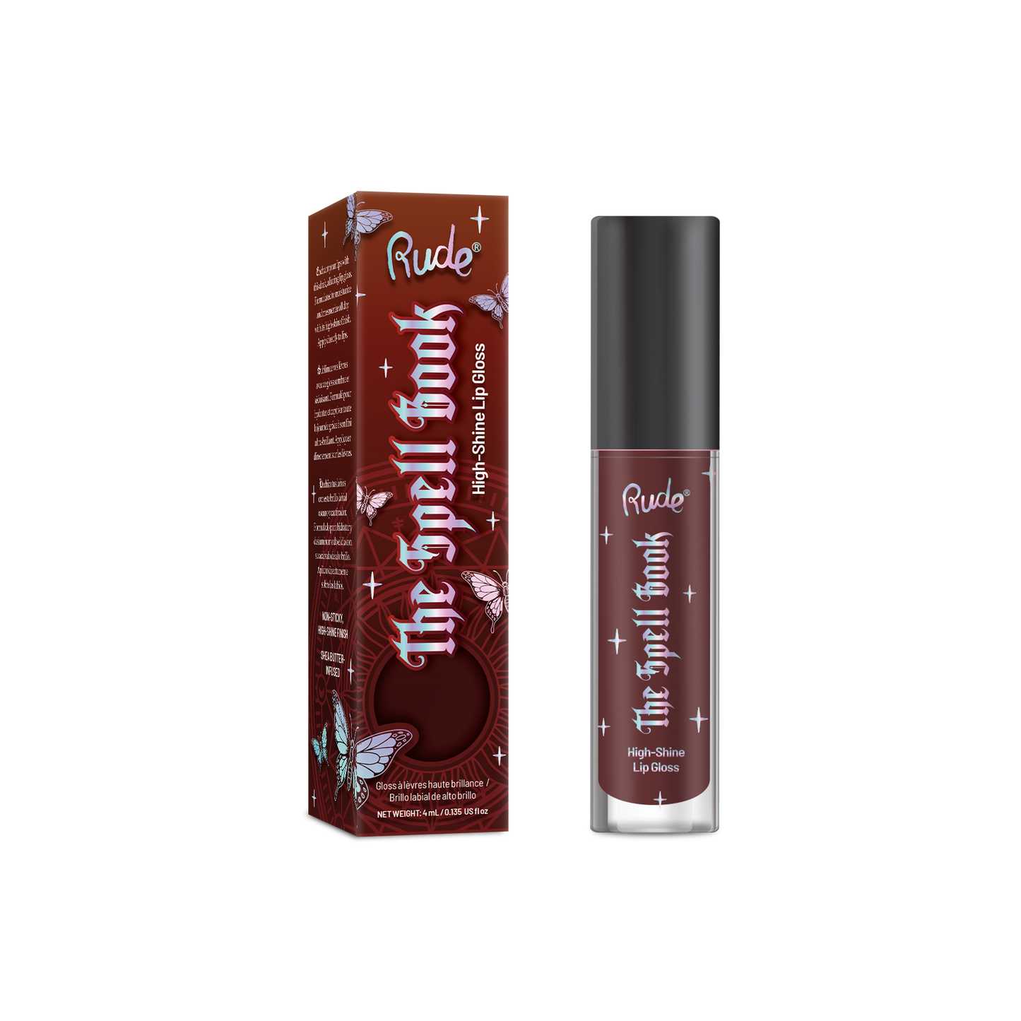 RUDE - The Spell Book High-Shine Lip Gloss