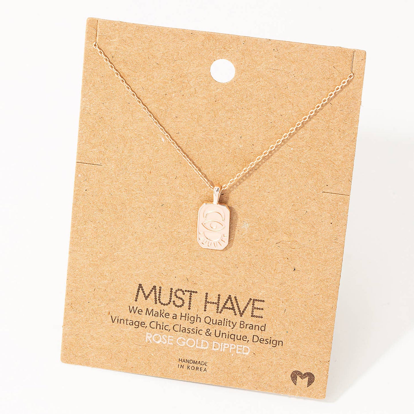 Moon Eye Sun Pendant Necklace