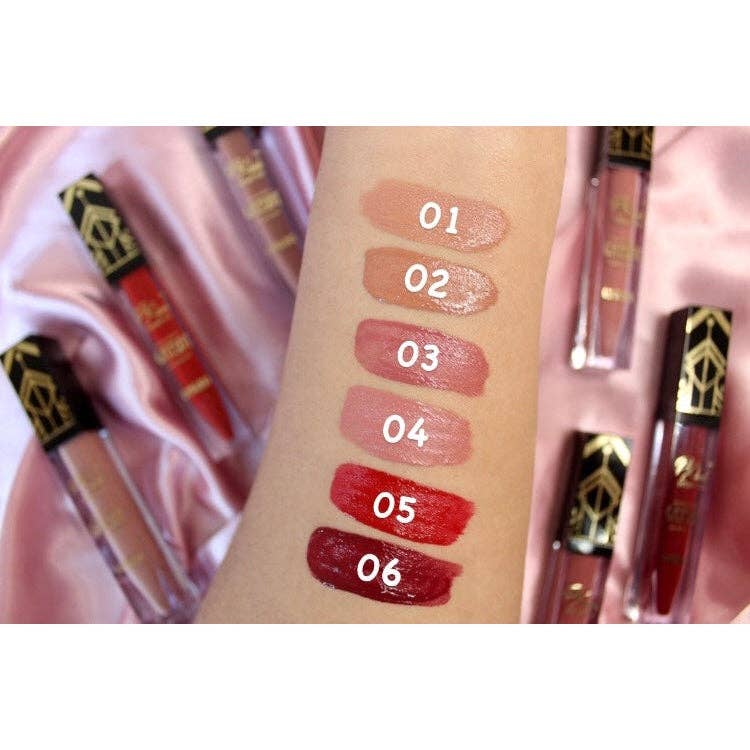 PX LOOK by PROLUX - Gatsby Matte Lip gloss – 1920s Inspired Elegance Soft Shades