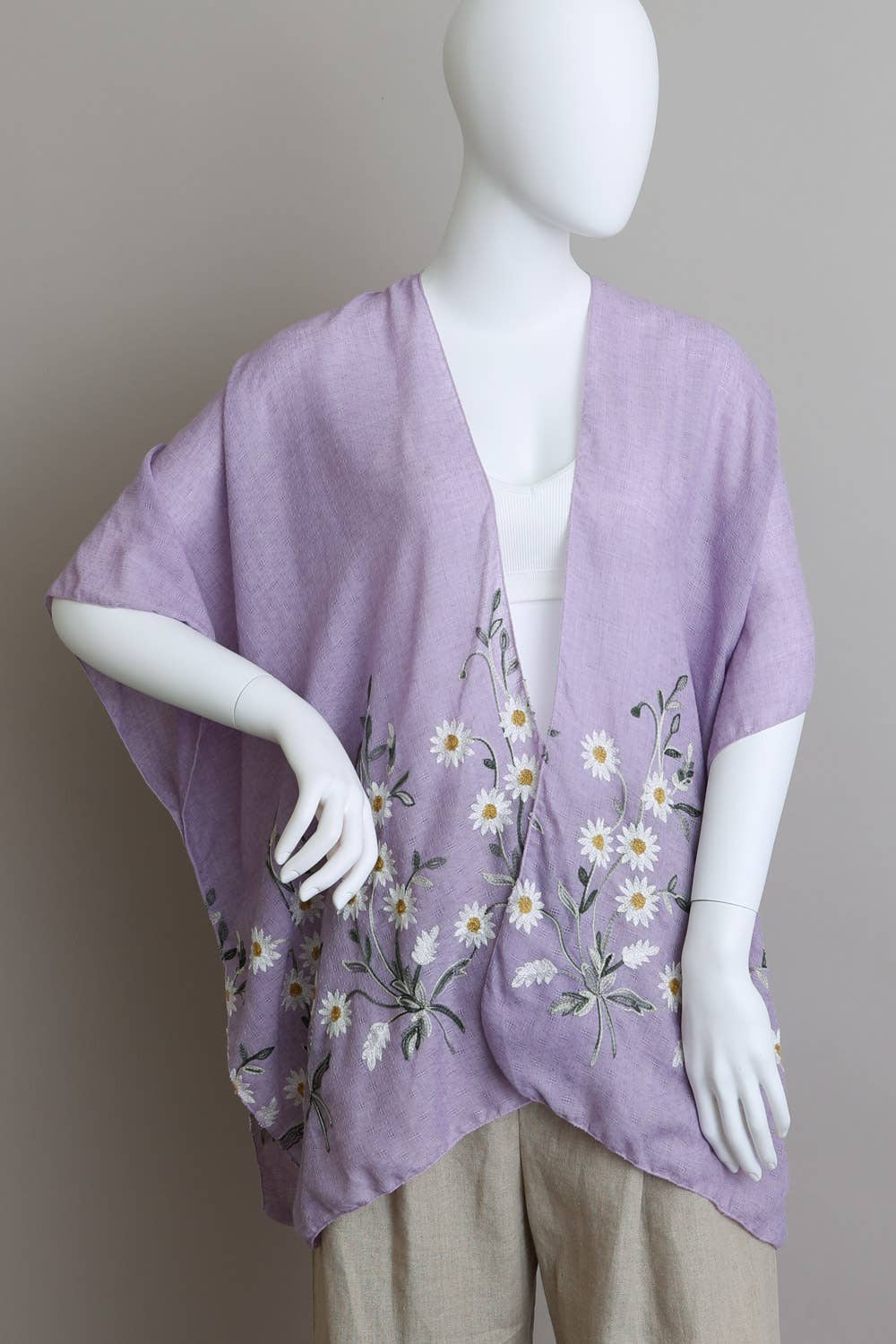 Bestselling Spring Daisy Hand Stitched – Chic Cardigan