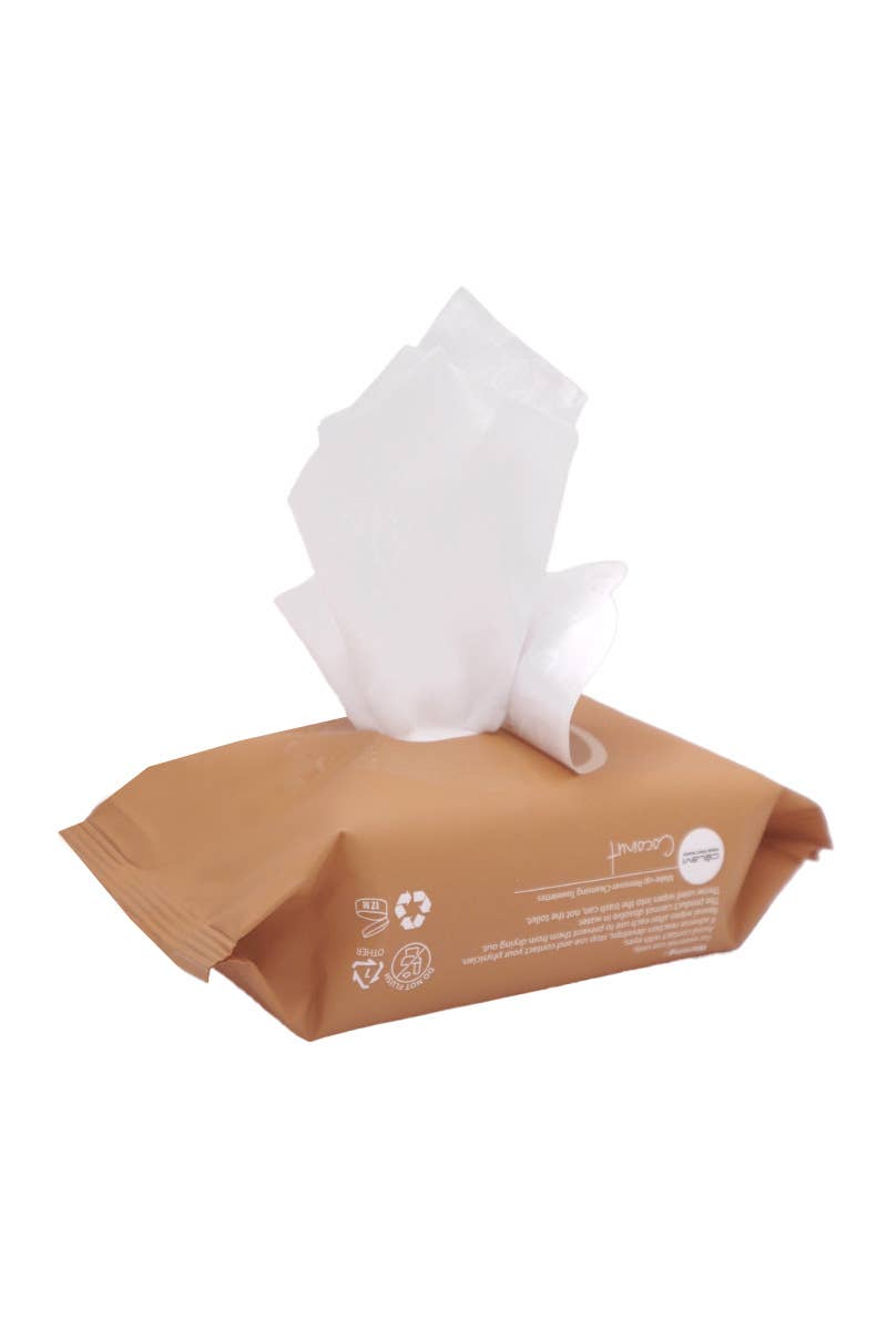 CELAVI - Coconut Makeup Wipes