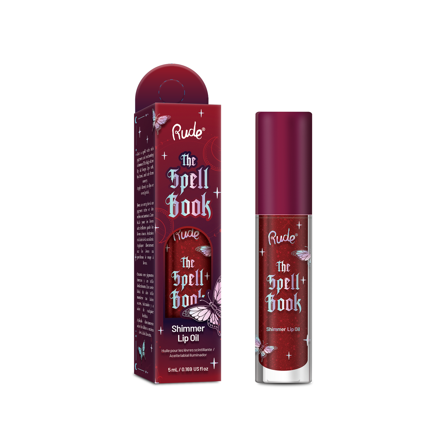 RUDE - The Spell Book Collection Shimmer Lip Oil