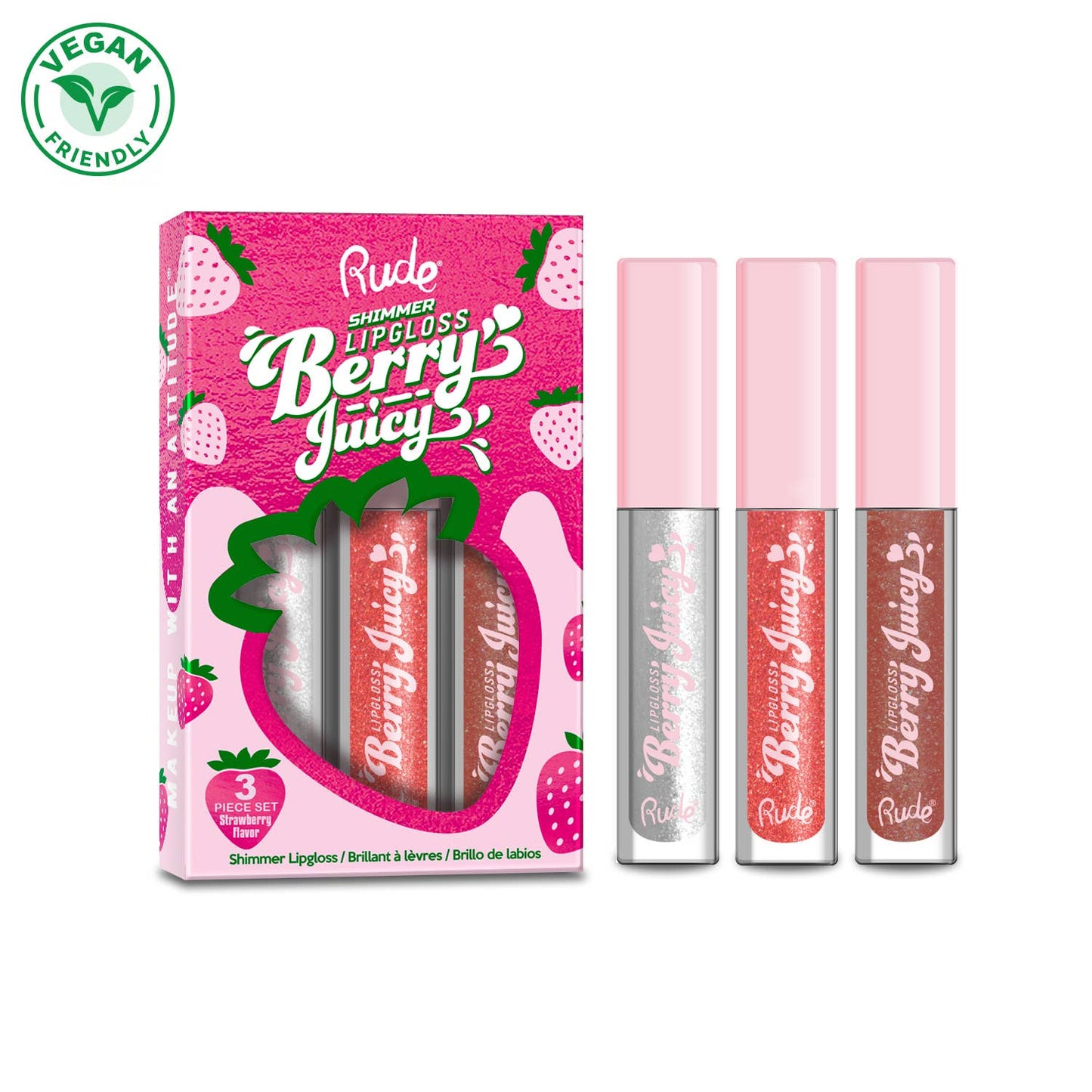 RUDE - Berry Juicy Lip Gloss Set - Shimmer