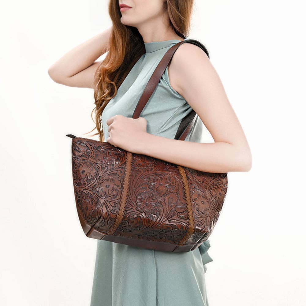 LC-KBG333 Tote Genuine Leather women bag western Bag