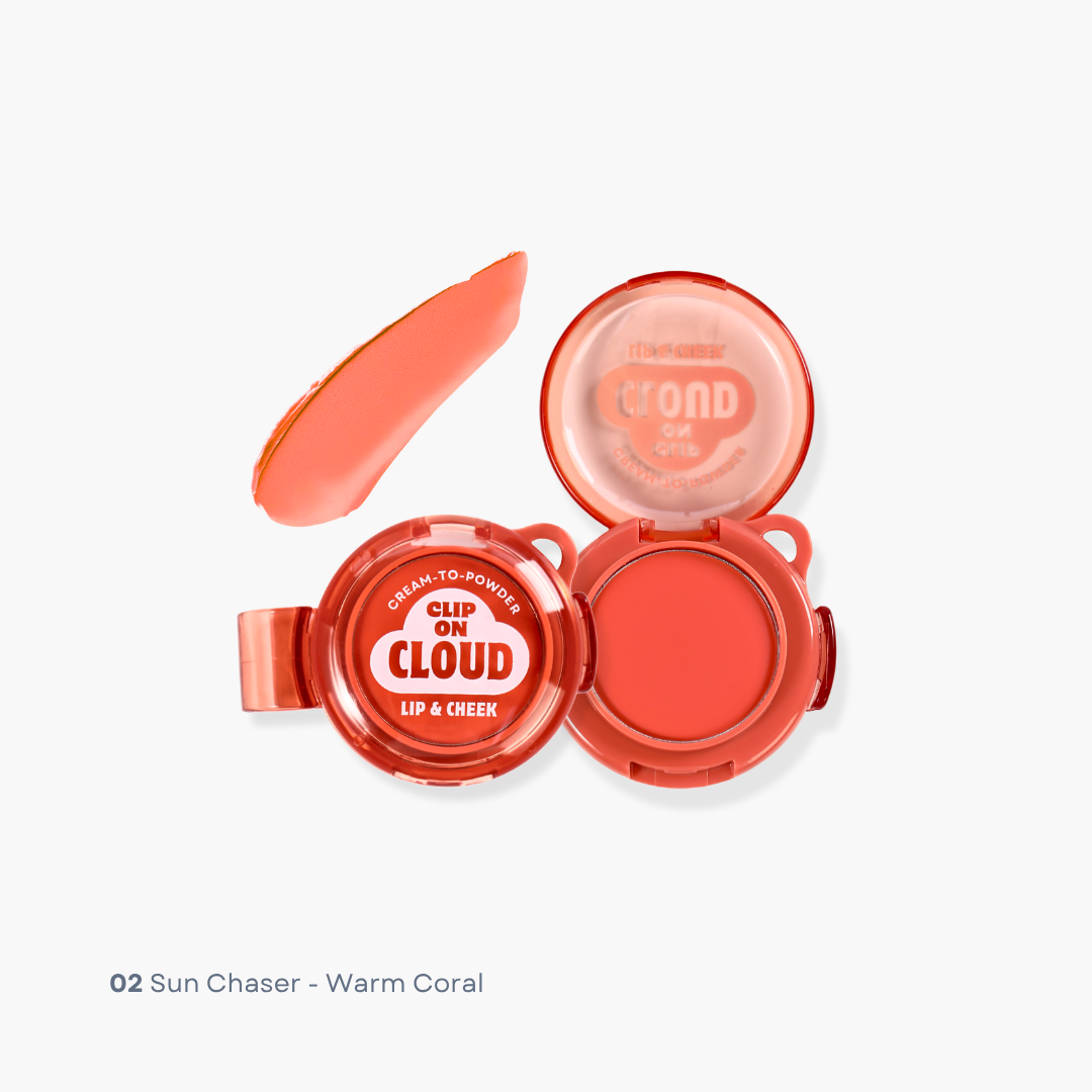 OZ LAB BEAUTY - Clip On Cloud Cream-to-Powder Blush for Lips & Cheek
