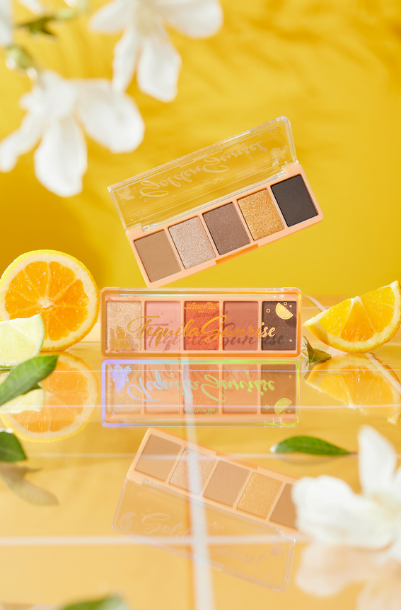 AMORUS - 5 SHADE TRAVEL PALETTES - GOLDEN SUNSET AND TEQUILA SUNRISE